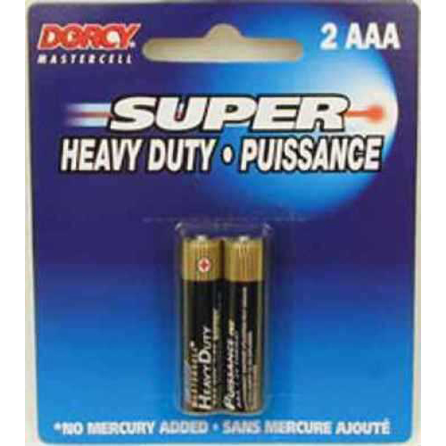 Dorcy Mastercell Batteries AAA Heavy-Duty 2/Pack 1505