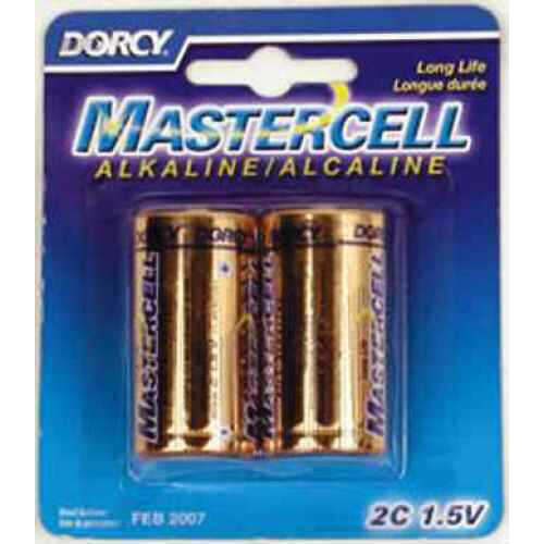 Dorcy Mastercell Batteries C-Cell Alkaline 2/Pack 1632