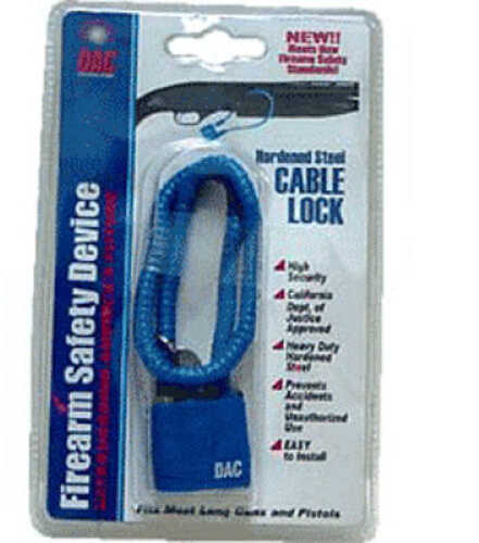 DAC Technologies 15" Cable Lock (California Department of Justice Approved) CL551