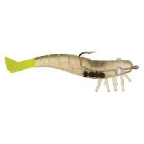 Doa Lures DOA Shrimp Spare Parts 9pk 3in Clear Chartreuse Tail Md