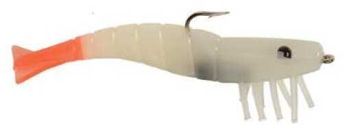 Doa Lures DOA Shrimp 3pk 1/4 3-1/2 Glow/Fire Tail Md#: FSH-3-3P-329