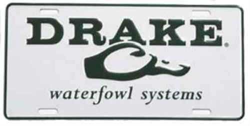 Drake Waterfowl License Plate White DW80120