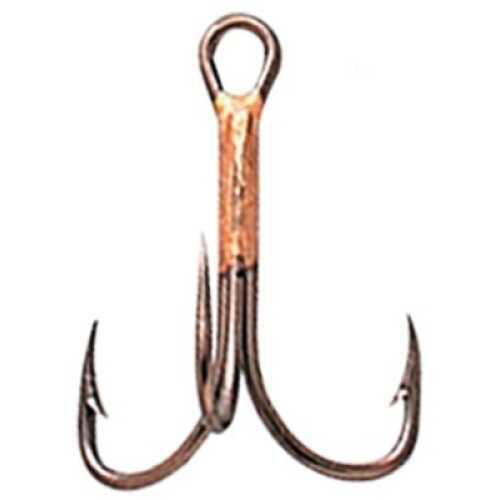 Eagle Claw Fishing Tackle Hook Bronze Treble 50/Bx Md#: 374F-10
