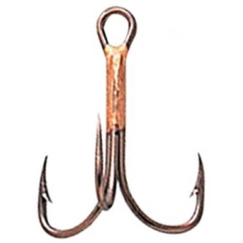 Eagle Claw Fishing Tackle Hook Bronze Treble 50/Bx Md#: 374F-6