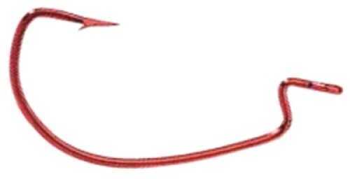 Eagle Claw Fishing Tackle Lazer Hook Red Ewg Worm 5Pk Md#: L098RGH-2/0-img-0