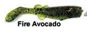 Edge Products Hybrids Marsh Minnow 3in 10pk Fire Avocado Md#: M33800