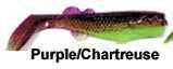 Edge Products Hybrids Marsh Minnow 3in 10pk Purple/Chartreuse Md#: M35300