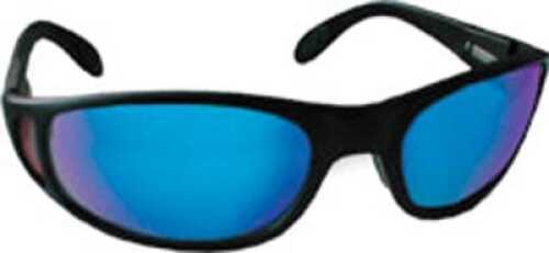 Flying Fisherman Sunglasses Polaroid-Rio Black/Smoke Blue Mirror Md#: 7722BS