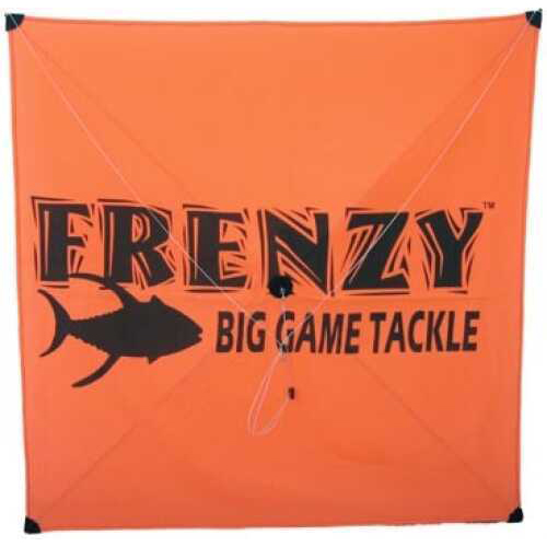 Frenzy Big Game Air Strike Fishing Kite Orange W/Clear Re-Useable Tube Md#: ASK-001