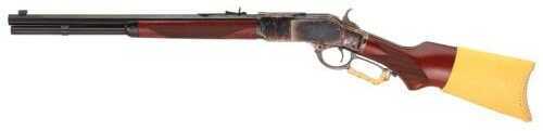 Taylor/Uberti 1873 Carbine Comanchero Pistol Grip Stock Full Octagon Barrel Tuned Case Hardened 357 magnum 18"