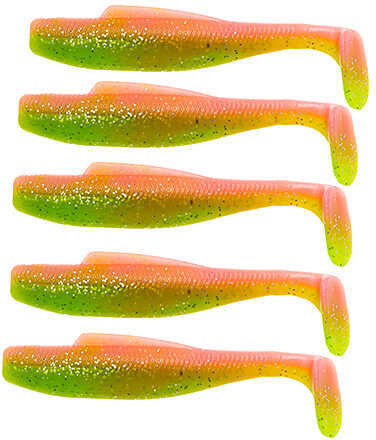 Z-Man DieZel MinnowZ Lures 4" Length, Electric Chicken, Package of 5