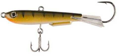 Johnny Darter Hard Bait Lure 1-3/16 Inches 3/8 oz 2 Number 10 Hooks Glow Yellow Perch Md:
