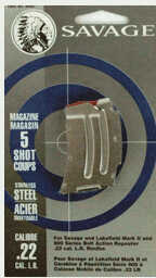 Savage Arms Magazine MKII Series .22LR/.17Hm2 5-Rnd Stainless