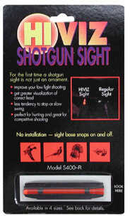 HiViz Sight Systems Shotgun Front Magnetic Rib .328-.437" Red