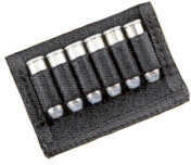 Uncle Mikes MICHAELS Handgun Cartridge Slide 6-Loops Nylon Black-img-0