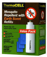 Thermacell REFILL Value Pack Earth Scent 4-Cart/12-MATS