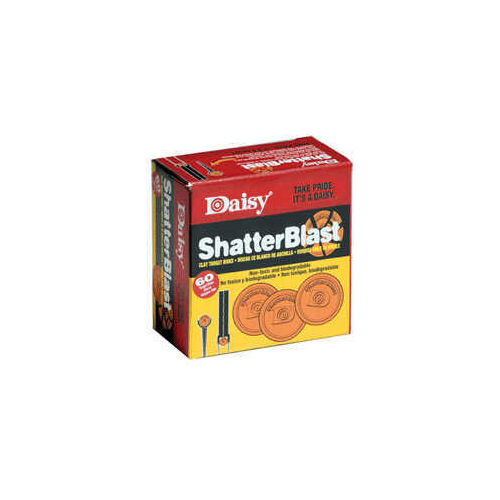 Daisy Outdoor Products SHATTERBLAST Targets 2" 60Pk Non-Toxic BIODERGRADABLE