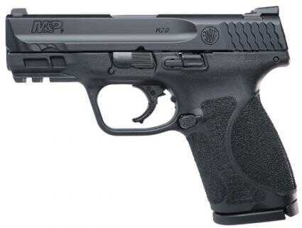 Smith & Wesson M&P M2.0 Compact Pistol 9mm 3.6" Barrel 15 Round Black Armornite Stainless Steel Slide Interchangeable Backstrap Grip