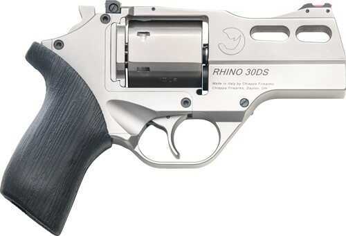 Chiappa Rhino 30DS <span style="font-weight:bolder; ">SAR</span> Revolver 357 Mag 3" Barrel Adjustable Sight Chrome / Rubber
