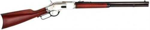 Uberti 1873 Rifle .357 Magnum Straight Stock 20" Full Octagon Barrel White Receiver W/ Blue Parts
