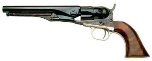 Cimarron / Uberti 1862 Police Pocket Percussion Revolver 36 Caliber 5.5" Barrel Case Hardened Brass T/G-B/S Walnut Grip Standard
