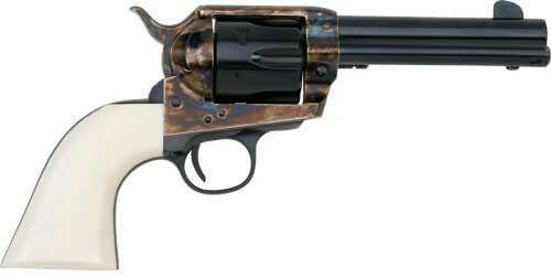 E.m.f. Deluxe Californian Revolver 45 Colt Blue Finish Ivory Color Grips