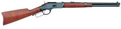 Taylor/Uberti 1873 Carbine .45 Colt 19" Round Barrel With Saddle Ring Blue Frame Walnut Stock