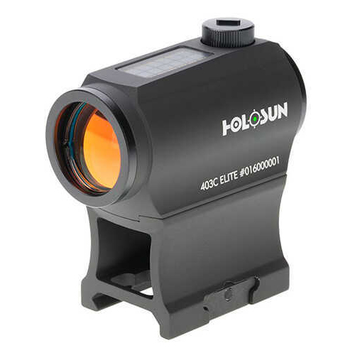Holosun Elite Green Dot Sight 2 MOA Size Low Mount and 1/3 Co-Witness Matte