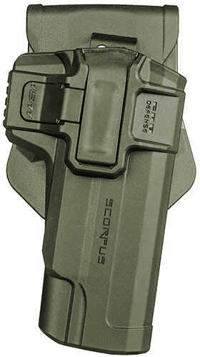 Mako Group 1911 Models Level 2 Holster Swivel Retention, Paddle/Belt, Ambidextrous, Olive Drab Green