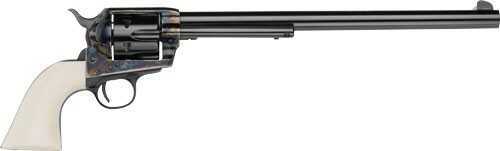 E.M.F. 1873 SA Revolver Buntline 45 Colt 12" Barrel Blue Ultra Ivory Grip