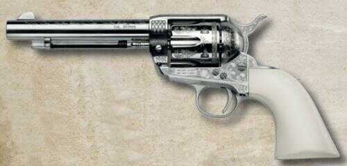 IFC 1873 SA Revolver .357 Magnum 5-1/2" Barrel Patton Laser Engraved Polished Nickel