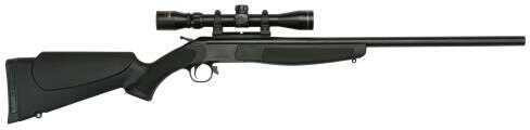 CVA Hunter Single Shot Break Action Rifle .444 Marlin 25" Barrel with 3-9x40 Scope Black Synthetic Stock Blued Finish