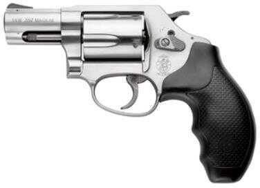 Smith & Wesson J-Frame 60 Revolver .357 Mag 2.125" Barrel Stainless Steel Frame Satin Finish Rubber Grip 5 Rounds 162420