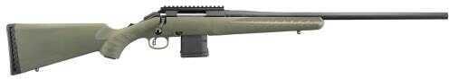 Ruger American Predator Rifle Bolt-Action 223 Rem 22" Threaded Barrel Matte Black Finish Green Composite Stock Scope Base 10 Rounds AR Style Magazine