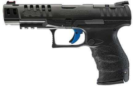 Walther PPQ Q5 Match Semi Auto Pistol 9mm Luger 5" Barrel 15 Rounds with Optic Mounting Platform Polymer Frame Black