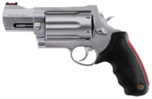 Taurus Raging Judge Model 513 Revolver .454 Casull/.45 LC/.410 Bore 3" Barrel 3" Chamber 6 Rounds Rubber Grip Stainless Finish 2513039