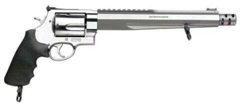 Smith & Wesson 460XVR Extra-Large .460 SW 10.5" Barrel Stainless Frame Finish Rubber Grips Adjustable Sights 5Rd 170262