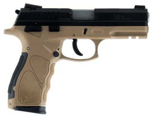 Taurus TH9 9mm Luger Pistol 4.25" Barrel Two 17 Round Mags Flat Dark Earth Polymer Grip Black Steel Slide