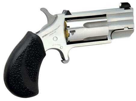 North American Arms Bug II Mini Revolver .22 WMR 1.5" Barrel 5 Rounds Rubber Grips Stainless Frame and Finish