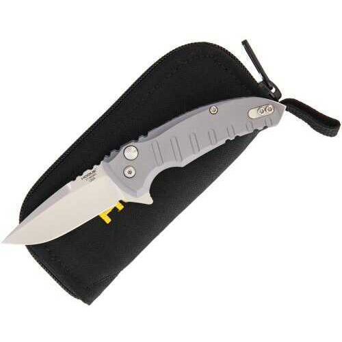 Hogue X1 -Microflip Folding Knife Tumbled Plain Drop Point Blade Md: 24172