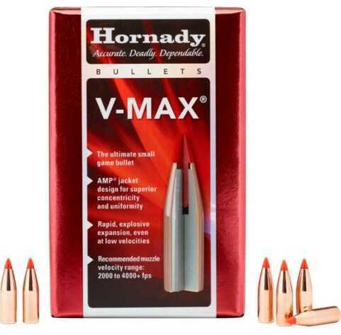 Hornady 20 Caliber Bullets (.204) 40 <span style="font-weight:bolder; ">Grains</span> V-Max (Per 100) 22006
