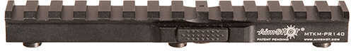 Aimshot 5 1/2" KeyMod Quick Release Picatinny Rail, Black