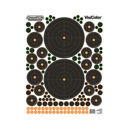 Champion Traps and Targets Peel Stick Bullseye Variety Package of 5