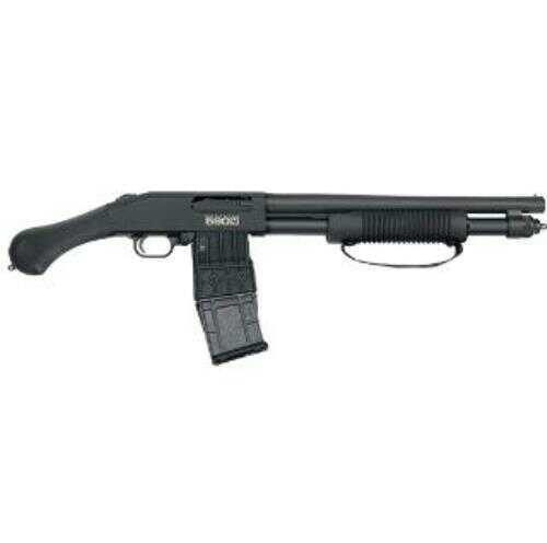 Click to see larger image. Mossberg 590M Shockwave Mag-Fed 12 Gauge 15" Barrel 10+1 Raptor Grip Black Finish