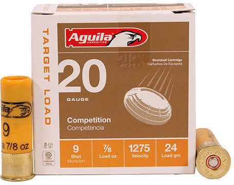 20 Gauge 25 Rounds Ammunition Aguila 2 3/4" 7/8 oz Lead #9