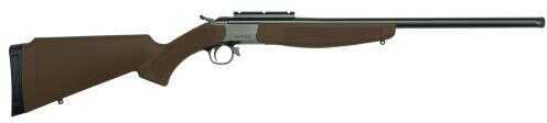 CVA Hunter Break Action Single Shot Riflle 308 Winchester 22" Threaded Barrel Brown Adjustable Stock