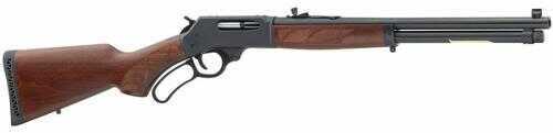 Henry Lever Action Rifle 45-70 Government 18.4"Blued Steel Round Barrel Ghost Ring Rear Blade Front Sights Drilled/Tapped For Scope
