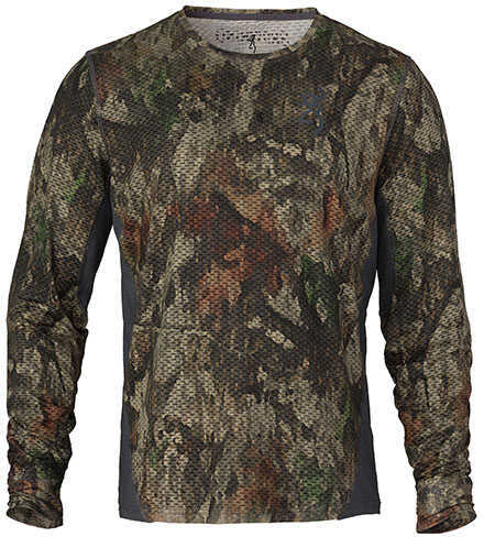 Browning Hell's Canyon Speed Plexus-FM Long Sleeve Mesh Shirt ATACS Tree/Dirt Extreme, Medium