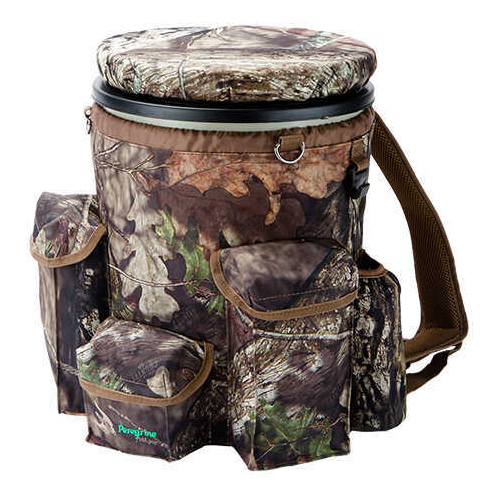 Peregrine Outdoors Insulated Venture Bucket Accessory Pack in Break Up Country Camo with Seat