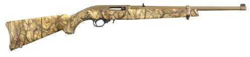 Ruger 10/22 Carbine 22 Long Rifle 18.5" Barrel 10 Rounds Go Wild I-M Brush Camo Stock Bronze Cerakote Finish